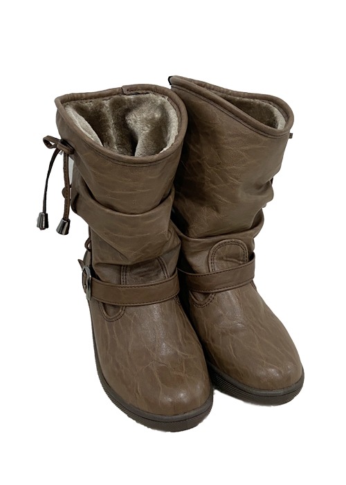 best! vintage fur boots (2color)