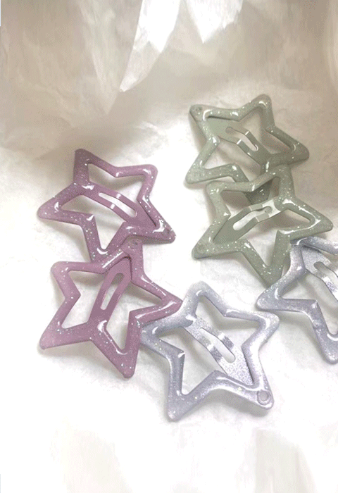 [입고지연]twinkle star pin 2set [3c]